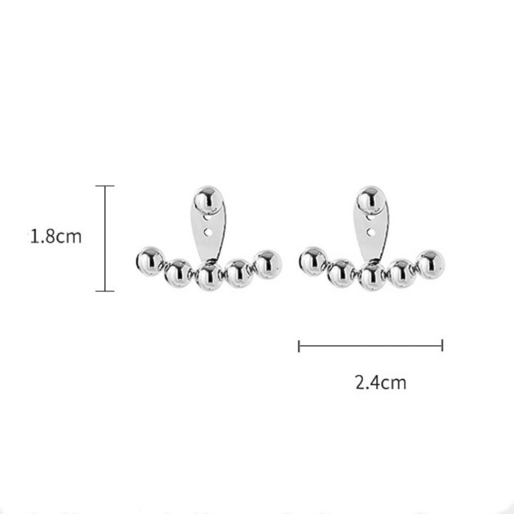 Any 4/$25! Silver Studs w/Matching Jackets Earrings - Picture 6 of 8